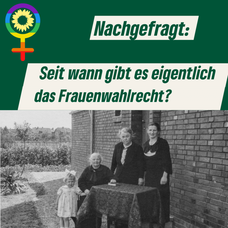 Frauen – seit 1919 habt ihr die Wahl!