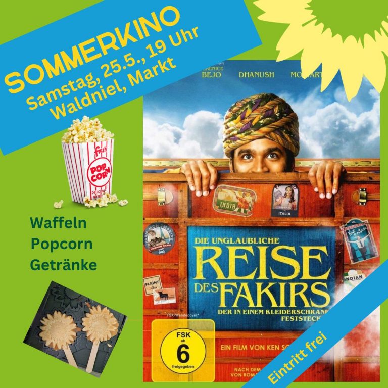 Sommerkino auf dem Markt in Waldniel