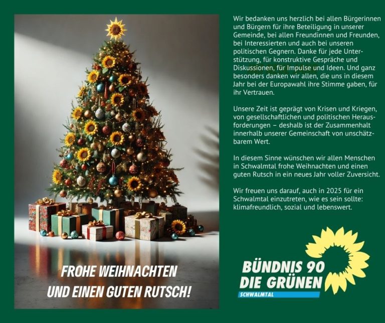 Unsere Grüße zu Weihnachten 2024