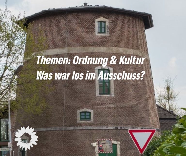 Aus dem Ausschuss für Ordnung, Kultur, Tourismus und Wirtschaftsförderung