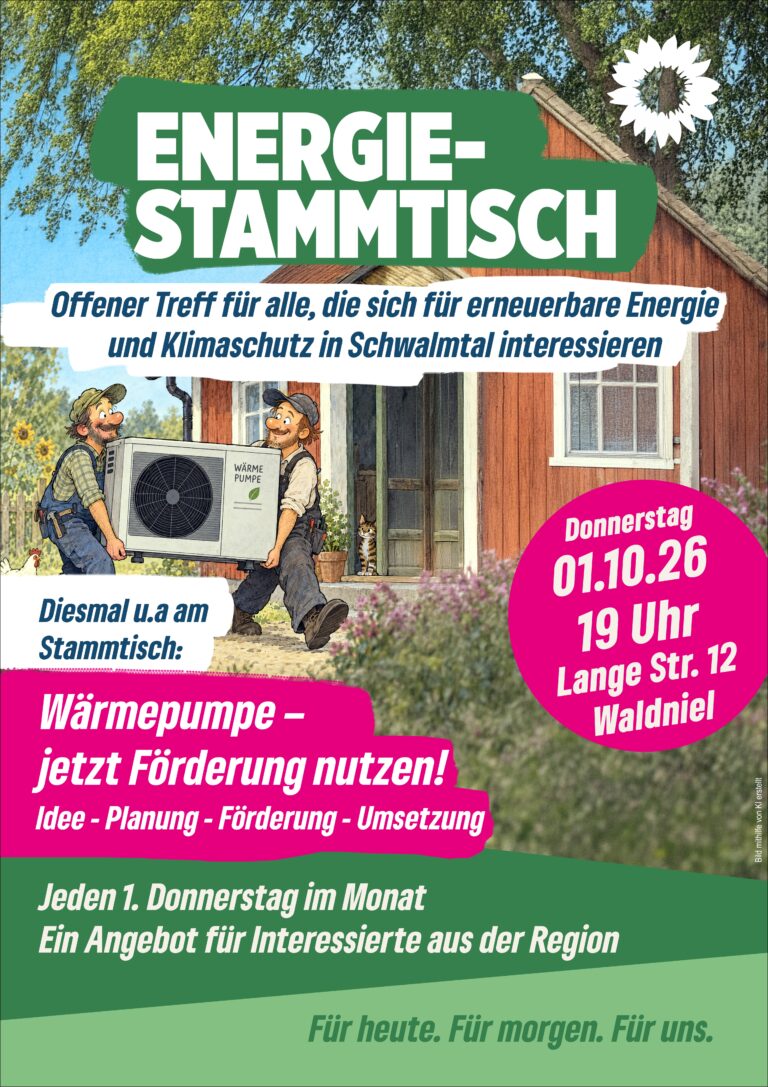 Energie-Stammtisch: Wärmepumpe – jetzt Förderung nutzen!